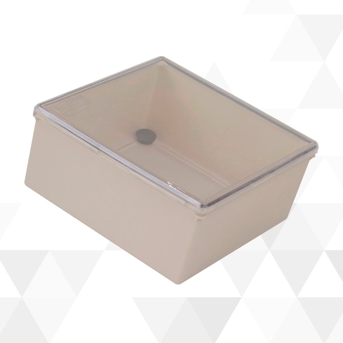 Caixa Plástica Pressão 155x155x70MM Cinza/TR IP66 - Schuhmacher