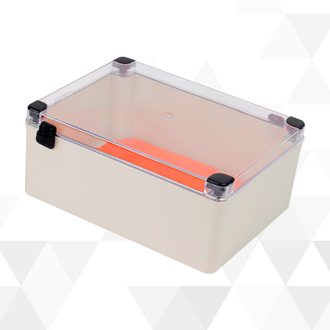 Caixa Multiplast 310x230x130MM Cinza/TR SC IP66 - Schuhmacher