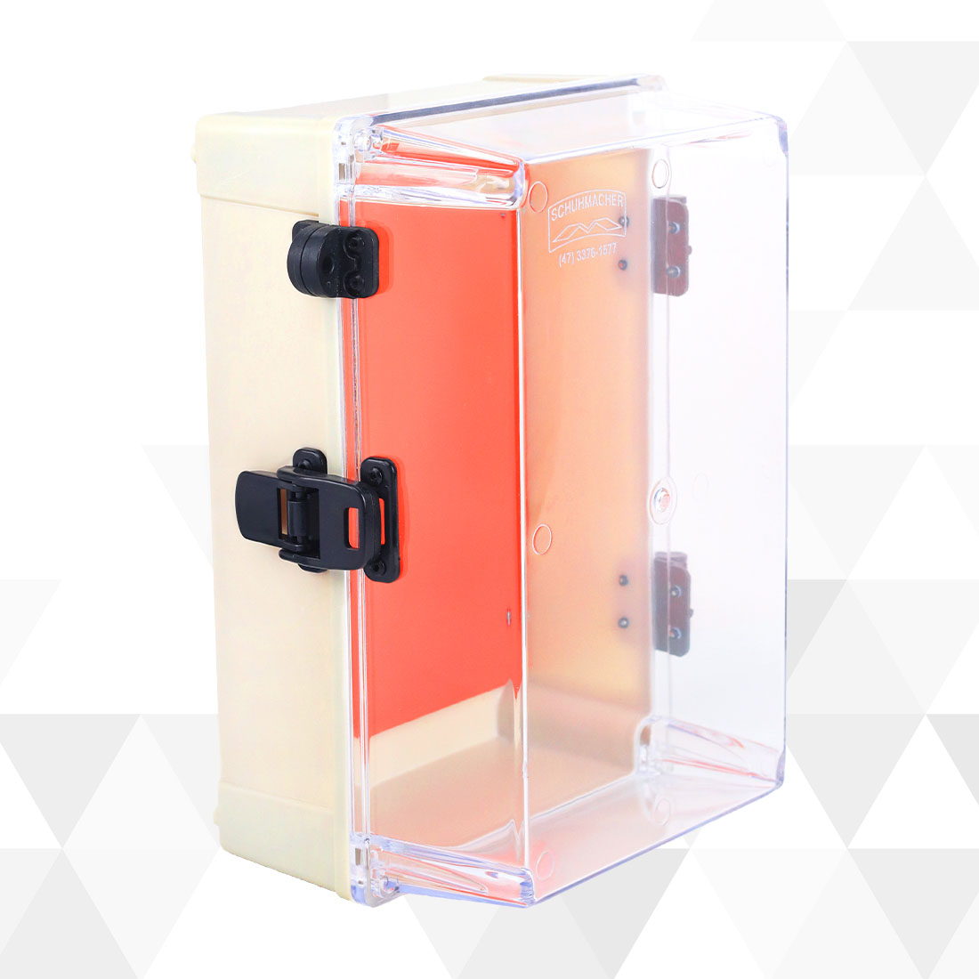 Quadro Plástico 280x180x140MM Cinza/TR DF/SC IP65 - Schuhmacher